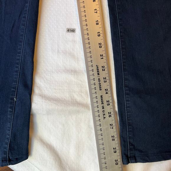 KUT Josephine Women Flared Jeans size 27 Blue Mid Rise Stretch Slim Bootcut - Picture 5 of 12